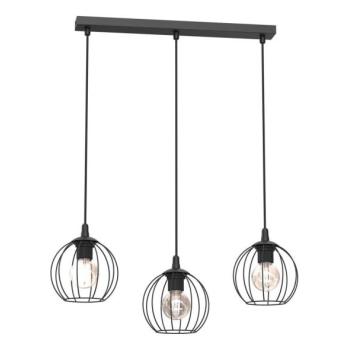  Csillár zsinóron LAPS 3xE27/15W/230W fekete  kép