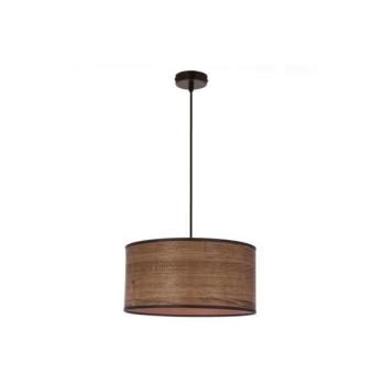  Csillár zsinóron LEGNO 1xE27/40W/230V átm. 30 cm barna  kép