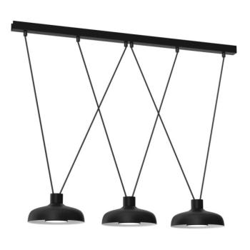  Csillár zsinóron LINEA 3xGX53/12W/230V fekete  kép