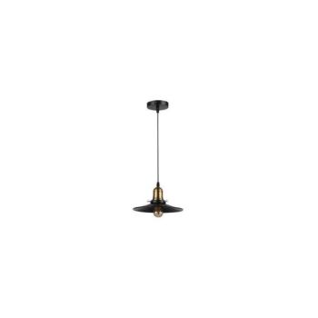  Csillár zsinóron LOFT 1xE27/60W/230V átm. 22 cm fekete  kép