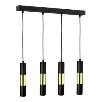  Csillár zsinóron MAGNUMA 4xGU10/50W/230V fekete/arany  kép