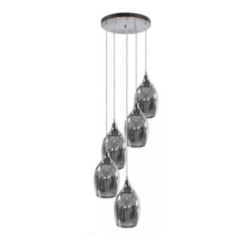  Csillár zsinóron MARINA 5xE27/60W/230V króm  kép