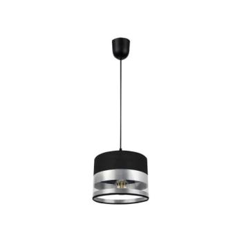  Csillár zsinóron MILO 1xE27/60W/230V ezüst/fekete  kép