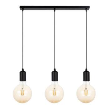  Csillár zsinóron MIROS 3xE27/60W/230V fekete  kép