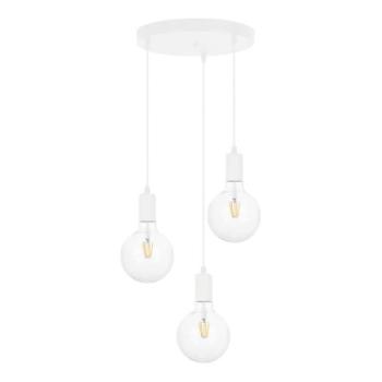  Csillár zsinóron MIROS 3xE27/60W/230V kerek fehér  kép