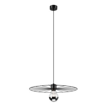  Csillár zsinóron MONTANA 1xE27/15W/230V átm. 45 cm fekete  kép