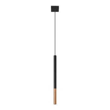  Csillár zsinóron MOSAIC 1xG9/12W/230V fekete/réz  kép
