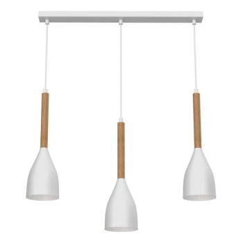  Csillár zsinóron MUZA NEW 3xE27/60W/230V fehér  kép