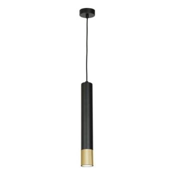  Csillár zsinóron NEST 1xGU10/8W/230V fekete/arany  kép