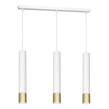  Csillár zsinóron NEST 3xGU10/8W/230V fehér/arany  kép