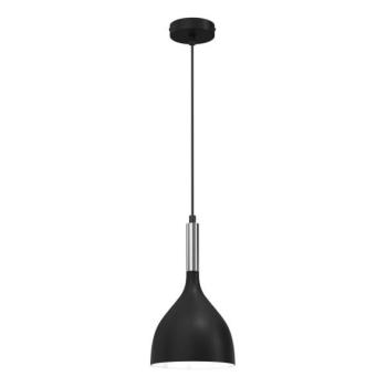  Csillár zsinóron NOAK 1xE27/15W/230V fekete/króm  kép