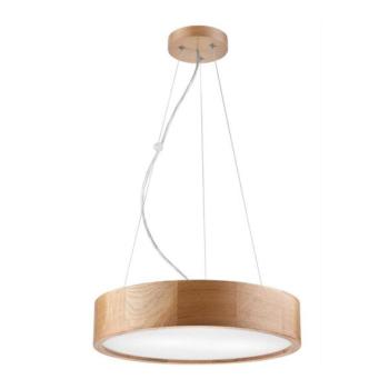  Csillár zsinóron OAK 2xE27/60W/230V tölgy ø 37 cm  kép