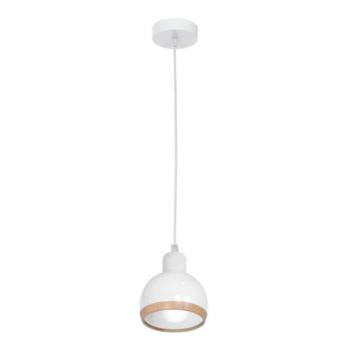  Csillár zsinóron OVAL 1xE27/60W/230V fehér  kép