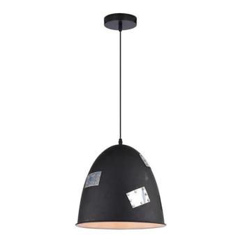  Csillár zsinóron PATCH 1xE27/60W/230V fekete  kép