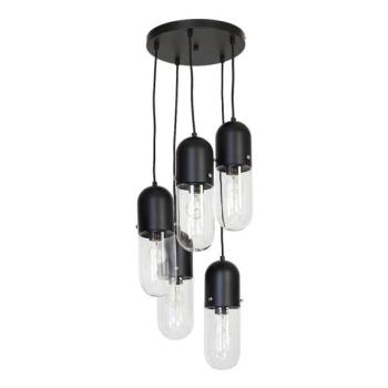  Csillár zsinóron PILL 5xE27/60W/230V  kép