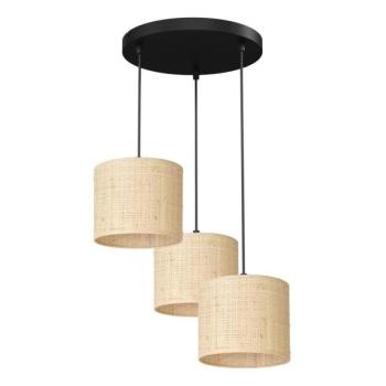  Csillár zsinóron RATTAN 3xE27/60W/230V rattan  kép