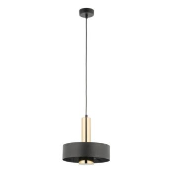  Csillár zsinóron RIF LUX 1xGX53/12W/230V átm. 25 cm fekete/arany  kép