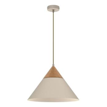  Csillár zsinóron SINGLE 1xE27/15W/230V bézs/bükkfa  kép