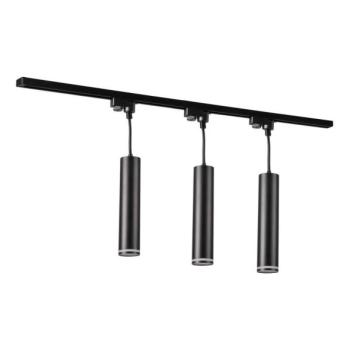  Csillár zsinóron sínrendszerhez PÁRIZS 3xGU10/10W/230V + 1 m sín rendszer  kép