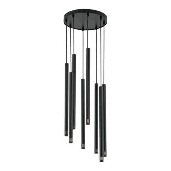  Csillár zsinóron STALACTITE LASER 8xG9/2,5W/230V fekete  kép