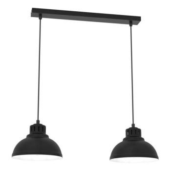  Csillár zsinóron SVEN 2xE27/15W/230V fekete  kép