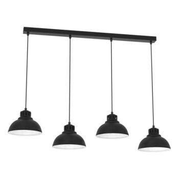  Csillár zsinóron SVEN 4xE27/15W/230V fekete  kép