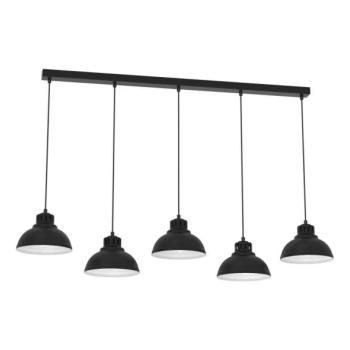  Csillár zsinóron SVEN 5xE27/15W/230V fekete  kép