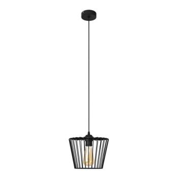  Csillár zsinóron TORRI 1xE27/15W/230V átm. 23 cm fekete  kép