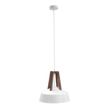  Csillár zsinóron TRIXI 1xE27/60W/230V fehér/barna  kép