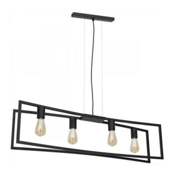  Csillár zsinóron TUNJA 4xE27/60W/230V fekete  kép