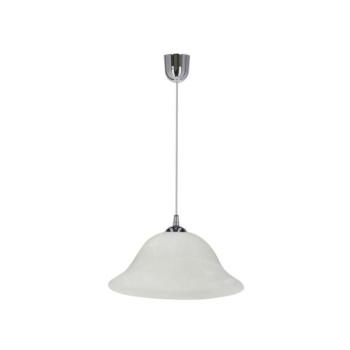  Csillár zsinóron VERA 1xE27/60W/230V fényezett króm/fehér  kép