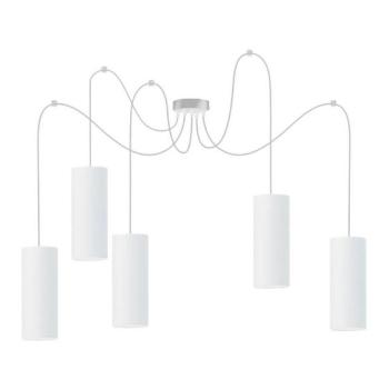  Csillár zsinóron ZIK 5xE27/40W/230V pók fehér  kép