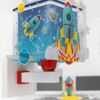 Dalber Rocket gyerekszobai fali lámpa dugóval kép