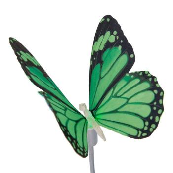 Deco napelemes világítás pillangó, földnyárs, RGB kép