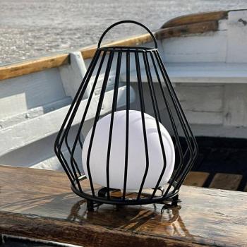 Dyberg Larsen LED-es újratölthető asztali lámpa Evesham, magasság 23 cm kép