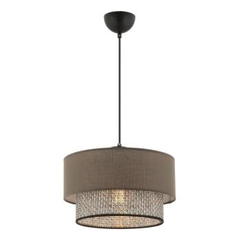  ECHO kábeles függeszték 1xE27/60W/230V barna/szürke  kép