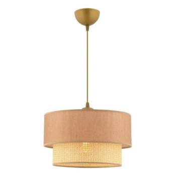  ECHO kábeles függőlámpa 1xE27/60W/230V bézs  kép