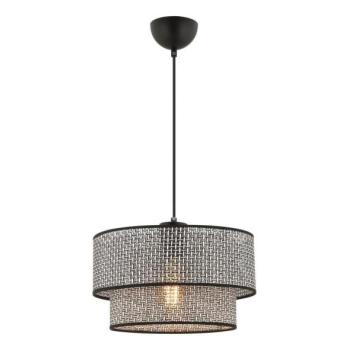  ECHO zsinóros csillár 1xE27/60W/230V szürke/fekete  kép
