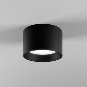 Egger DLS downlight Ringo fekete Ø 12,6 cm alumínium IP54 3.000 K kép