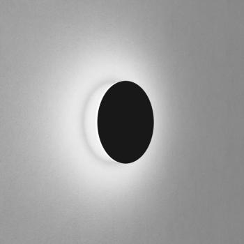 Egger DLS fali lámpa Orbit, fekete, Ø 25 cm, alumínium, 2700 K kép