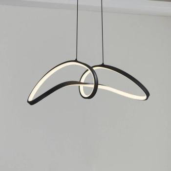 EGLO connect LED-es függőlámpa Calarossa-Z, fekete, alumínium kép