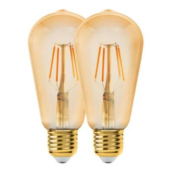 Eglo KÉSZLET 2x LED Izzó VINTAGE ST64 E27/6W/230V 2200K  kép