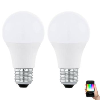 Eglo KÉSZLET 2xLED RGBW Dimmelhető izzó A60 E27/9W/230V 2700 kép