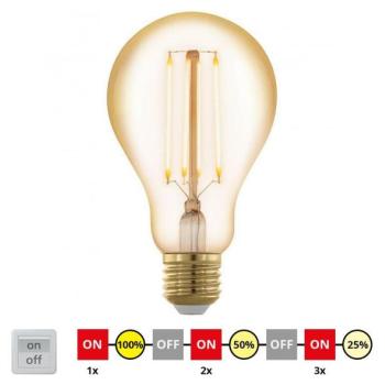 Eglo LED Dimmelhető izzó VINTAGE A75 E27/4W/230V 2200K  kép