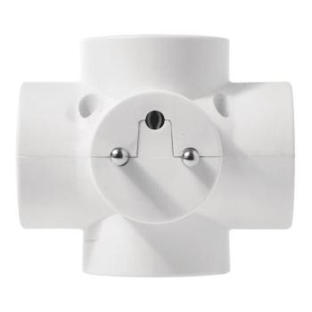  Elosztó 4x10A/250V kerek  kép