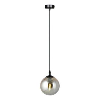 EMIBIG Csillár zsinóron COSMO 1xE14/10W/230V átm. 14 cm fekete/szürke  kép