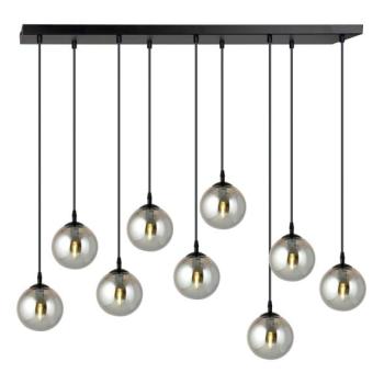 EMIBIG Csillár zsinóron COSMO 9xE14/10W/230V fekete/szürke  kép