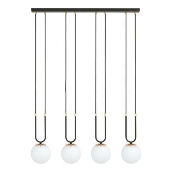EMIBIG Csillár zsinóron GLAM 4xE14/10W/230V fekete  kép