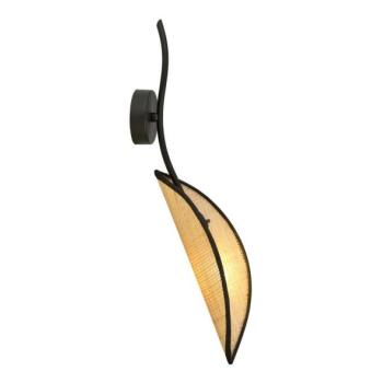EMIBIG Fali lámpa LOTUS 1xE14/10W/230V fekete/bézs  kép