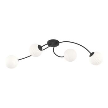 EMIBIG Felületre szerelhető csillár  VIBRA 4xE14/10W/230V fekete/fehér  kép